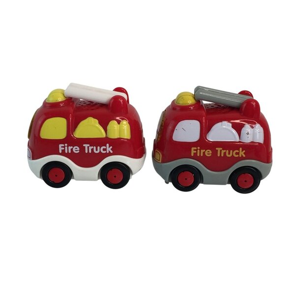 Vtech Go Go Smart Wheels Firetruck Lot of 3 Lights Sounds Vehicles Tested - Picture 9 of 15